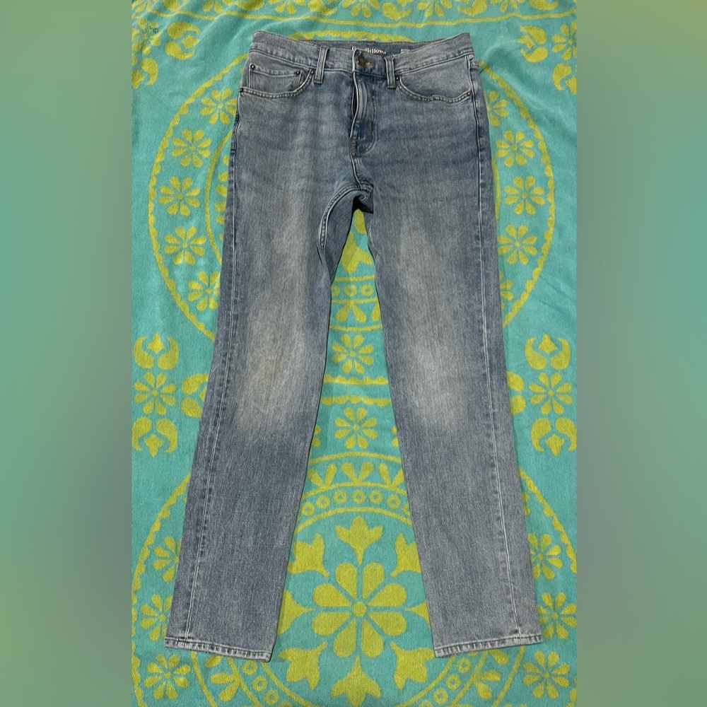 Goodfellow Mens 30x32 Skinny Jeans Light Wash Total Flex Stretch Denim